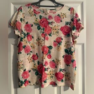 Sezane Martha T-shirt Jardin Secret - Size S